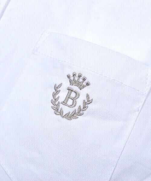 BeBe / べべ シャツ・ブラウス | フォーマル コットン オックス ストライプ シャツ (110~130cm) | 詳細9