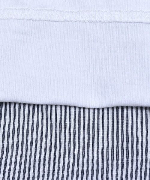 BeBe / べべ Tシャツ | ストライプドッキングTシャツ(90~150cm) | 詳細12