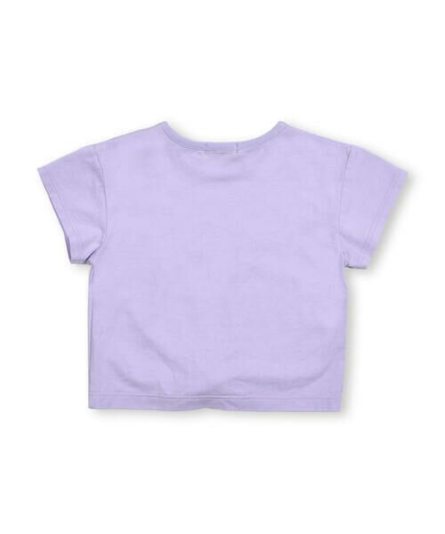BeBe / べべ Tシャツ | フラワーロゴプリント裾結びTシャツ(90~150cm) | 詳細13