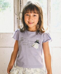 レタープリントTシャツ(90~150cm)