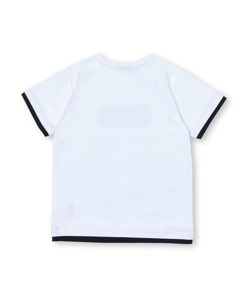 BeBe / べべ Tシャツ | ペイントプリントレイヤード風Tシャツ(90~150cm) | 詳細2