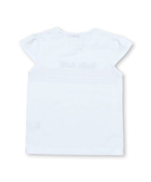 BeBe / べべ Tシャツ | トリコロールカラーライン入りロゴTシャツ(90~150cm) | 詳細5