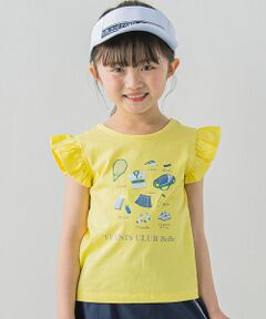 テニスプリントバッククロスTシャツ(90~150cm)