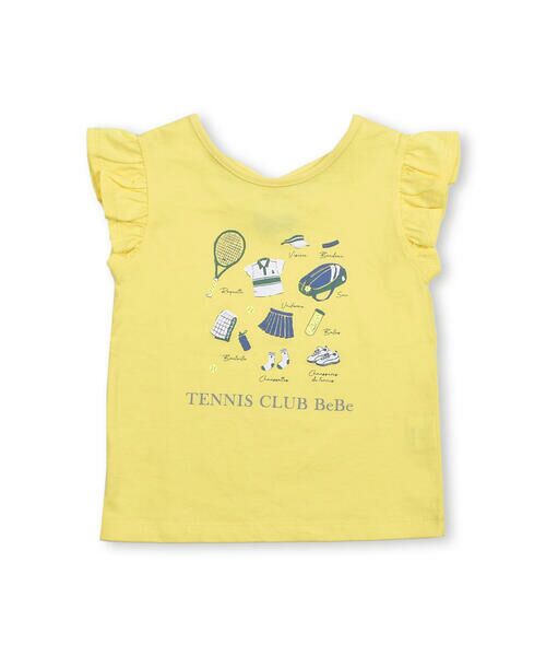 BeBe / べべ Tシャツ | テニスプリントバッククロスTシャツ(90~150cm) | 詳細11