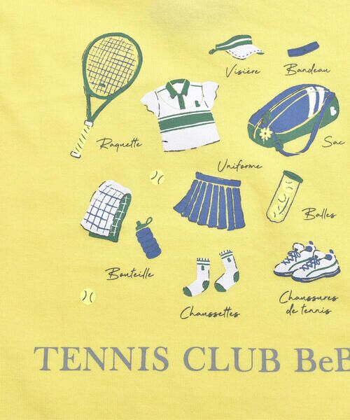 BeBe / べべ Tシャツ | テニスプリントバッククロスTシャツ(90~150cm) | 詳細15
