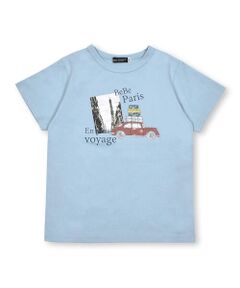 レトロカープリントTシャツ(90~140cm)