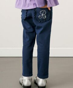 ジョグデニムポケット刺繍パンツ(90~150cm)
