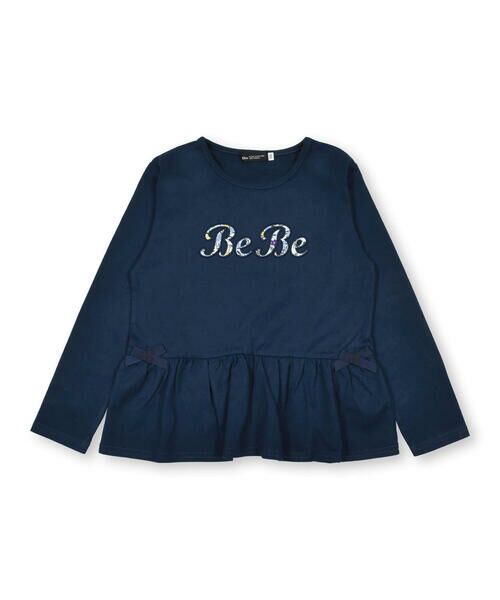 BeBe / べべ Tシャツ | ロゴパッチ刺繍Tシャツ(80~150cm) | 詳細1