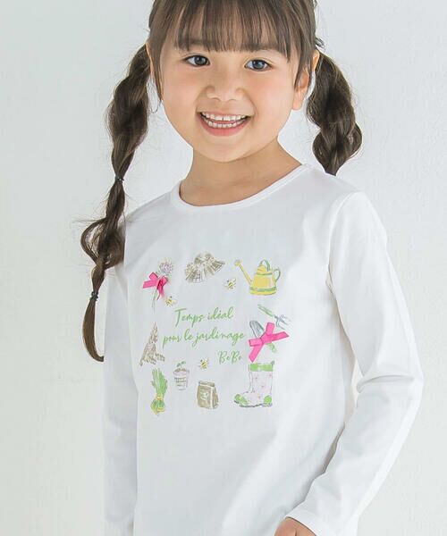 BeBe / べべ Tシャツ | ガーデニングプリントTシャツ(90~150cm) | 詳細2