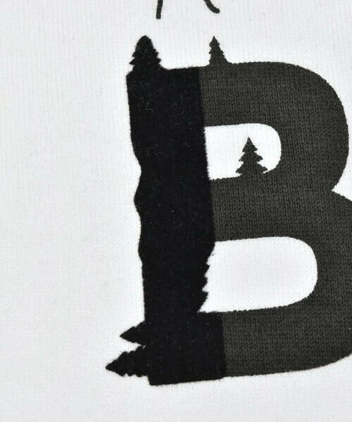 BeBe / べべ Tシャツ | フロッキープリントロゴTシャツ(80~150cm) | 詳細5