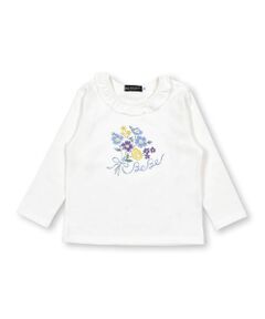 ブーケプリントTシャツベビー(80~90cm)