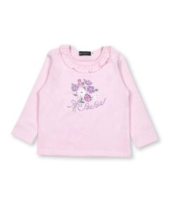 ブーケプリントTシャツベビー(80~90cm)