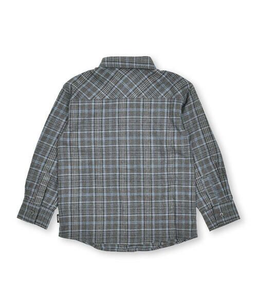 BeBe / べべ Tシャツ | ネルチェックロゴプリントシャツ(90〜150cm) | 詳細6