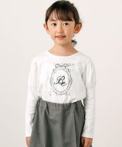 スムースロゴプリントTシャツ(90〜150cm)