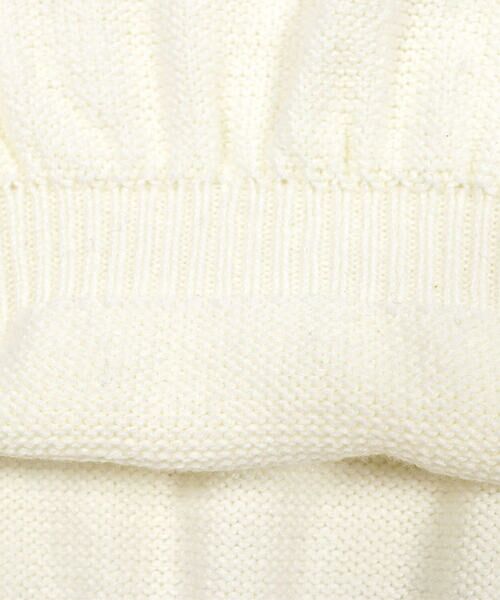 BeBe / べべ ニット・セーター | 花刺しゅう裾フリルセーター(100~150cm) | 詳細8