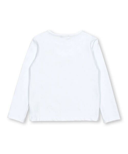 BeBe / べべ Tシャツ | 【お揃い】リボンパッチワーク長袖Tシャツ(90~150cm) | 詳細5