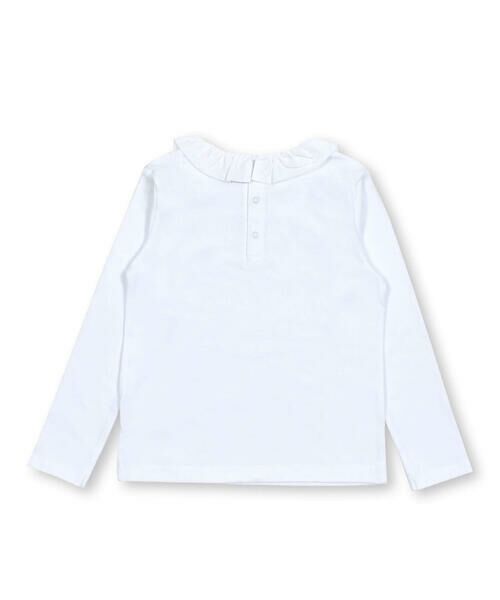 BeBe / べべ Tシャツ | ネックレスプリントフリルTシャツ(90~150cm) | 詳細2