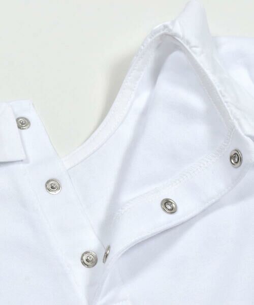 BeBe / べべ Tシャツ | ネックレスプリントフリルTシャツ(90~150cm) | 詳細9