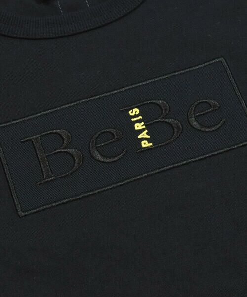 BeBe / べべ Tシャツ | ハイゲージ天竺立体刺しゅうロゴTシャツ(90~150cm) | 詳細15
