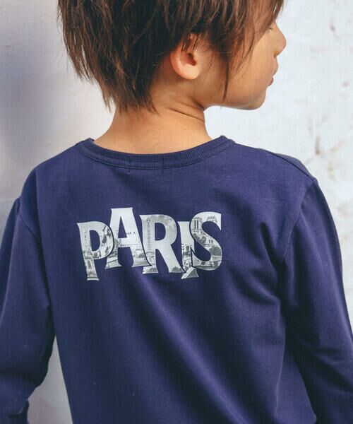BeBe / べべ Tシャツ | PARISマッププリントTシャツ(90~150cm) | 詳細2