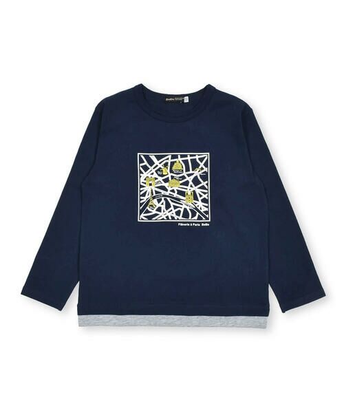 BeBe / べべ Tシャツ | PARISマッププリントTシャツ(90~150cm) | 詳細3