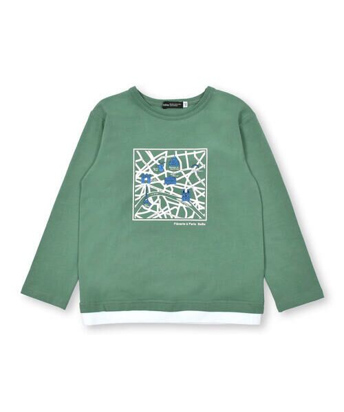 BeBe / べべ Tシャツ | PARISマッププリントTシャツ(90~150cm) | 詳細11