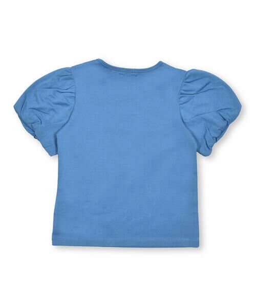 BeBe / べべ Tシャツ | バルーン袖オーガンジーフラワーTシャツ(90~150cm) | 詳細8