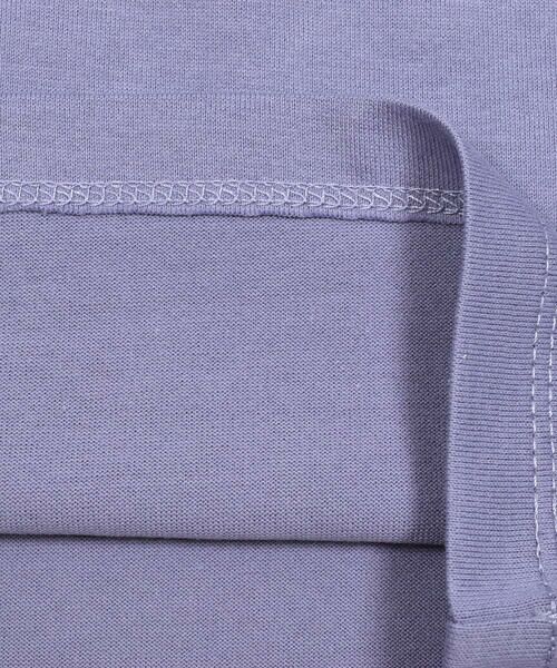 BeBe / べべ Tシャツ | オーロラスパンコールロゴフリル袖Tシャツ(100~150cm) | 詳細17