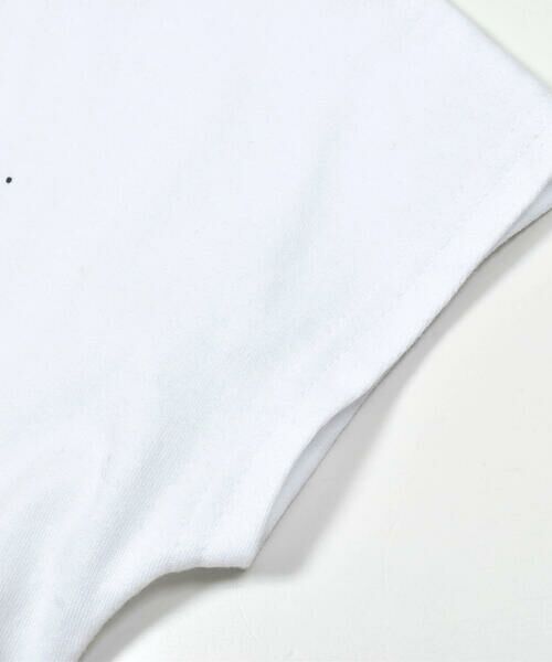 BeBe / べべ Tシャツ | 異素材切り替えペプラムロゴTシャツ(100~150cm) | 詳細7