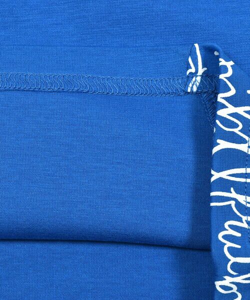 BeBe / べべ Tシャツ | 【お揃い】手書き風ロゴ総柄切り替えポンチTシャツ(80~150cm) | 詳細18