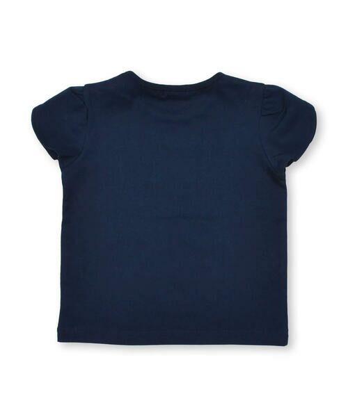 BeBe / べべ Tシャツ | グリッターロゴリボン天竺Tシャツ(90~150cm) | 詳細13