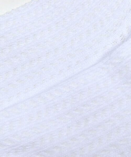 BeBe / べべ ソックス | ロゴ刺しゅう透かし編みクルーソックス(13~24cm) | 詳細3
