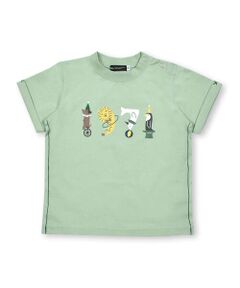 アニマルナンバープリントTシャツ(80~90cm)