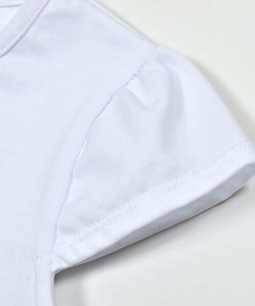 BeBe / べべ Tシャツ | ハートリボンキャップスリーブ天竺Tシャツ(80~150cm) | 詳細6