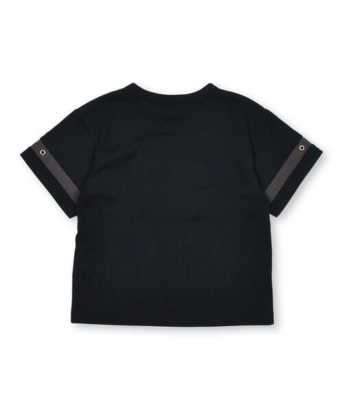 BeBe / べべ Tシャツ | エンボス加工ロゴ天竺BIG半袖Tシャツ(90~160cm) | 詳細4
