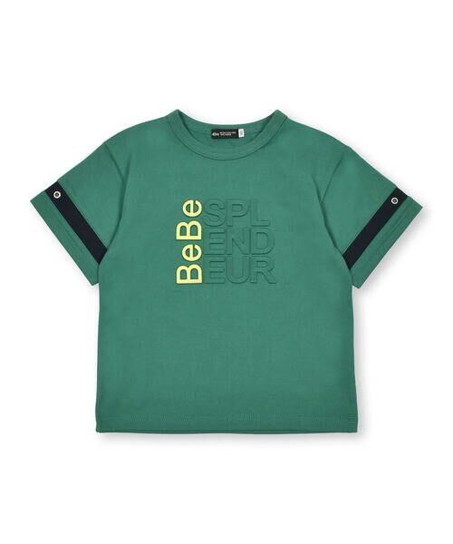 BeBe / べべ Tシャツ | エンボス加工ロゴ天竺BIG半袖Tシャツ(90~160cm) | 詳細10