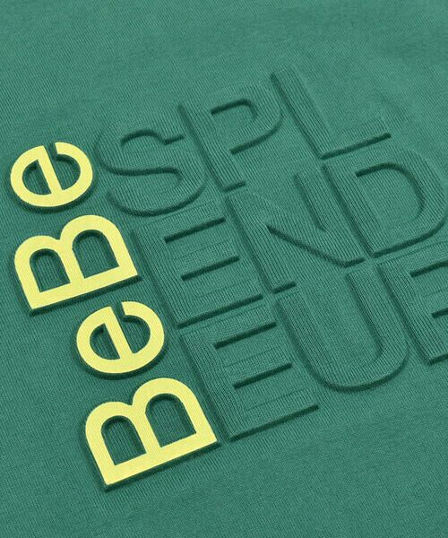 BeBe / べべ Tシャツ | エンボス加工ロゴ天竺BIG半袖Tシャツ(90~160cm) | 詳細15