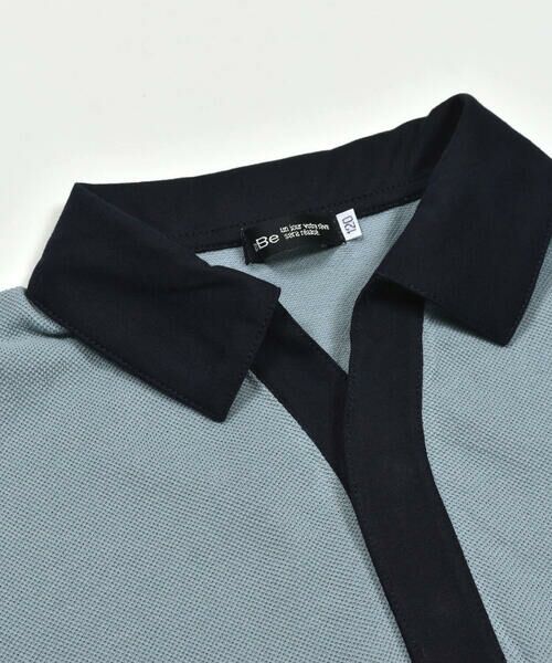 BeBe / べべ ポロシャツ | スキッパーカラーカノコ半袖ポロシャツ(100~140cm) | 詳細6