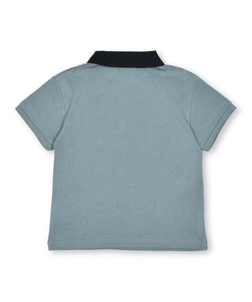 BeBe / べべ ポロシャツ | スキッパーカラーカノコ半袖ポロシャツ(100~140cm) | 詳細5