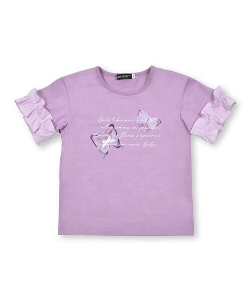 BeBe / べべ Tシャツ | 水彩風ちょうちょプリント半袖Tシャツ(90~150cm) | 詳細12