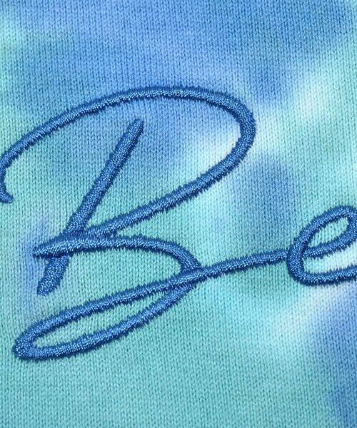 BeBe / べべ Tシャツ | タイダイ柄ロゴ刺しゅう半袖Tシャツ(90~150cm) | 詳細8