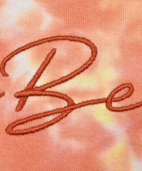 BeBe / べべ Tシャツ | タイダイ柄ロゴ刺しゅう半袖Tシャツ(90~150cm) | 詳細16