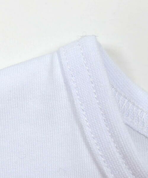 BeBe / べべ Tシャツ | 【お揃い】グラフィックロゴプリント袖切り替え半袖Tシャツ(90~150cm) | 詳細8