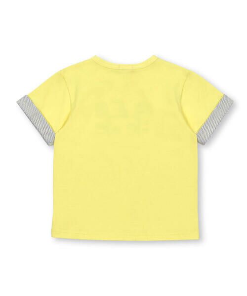 BeBe / べべ Tシャツ | 【お揃い】グラフィックロゴプリント袖切り替え半袖Tシャツ(90~150cm) | 詳細13