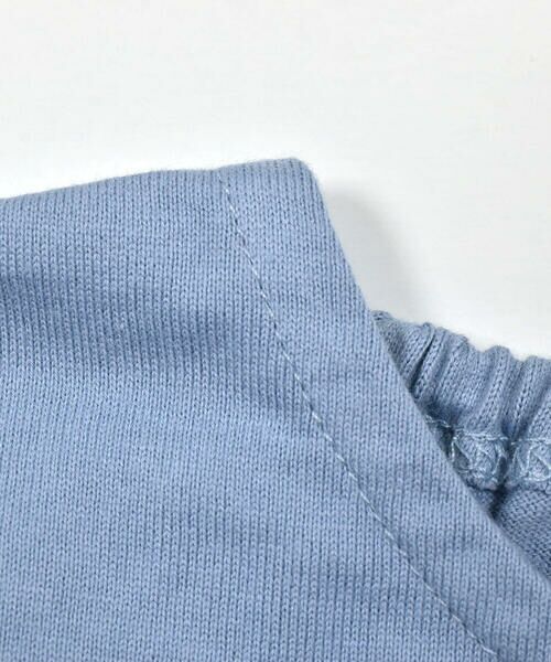 BeBe / べべ Tシャツ | スカラップ切り替えバイカラー半袖天竺Tシャツ(90~150cm) | 詳細14