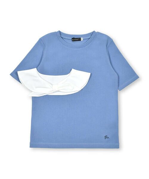 BeBe / べべ Tシャツ | セーラー付け襟テレコ半袖Tシャツ(90~160cm) | 詳細4