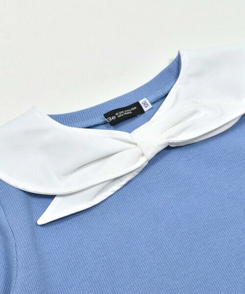BeBe / べべ Tシャツ | セーラー付け襟テレコ半袖Tシャツ(90~160cm) | 詳細7