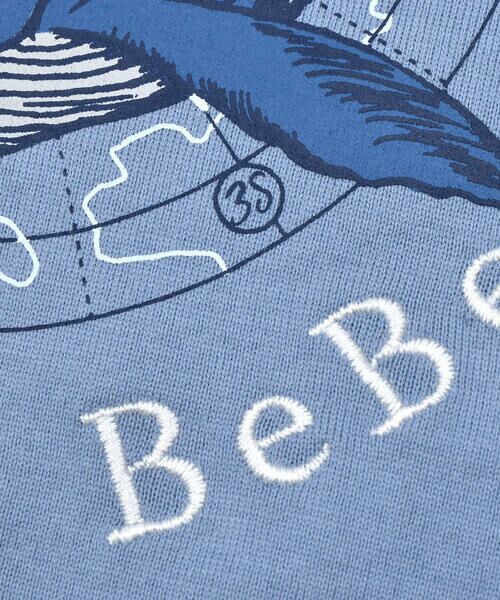 BeBe / べべ Tシャツ | 【吸水速乾】ホエール＆マップ半袖天竺Tシャツ(90~150cm) | 詳細16
