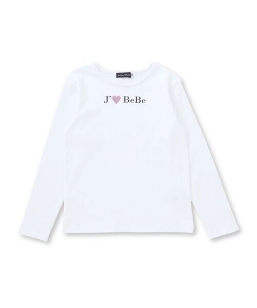 BeBe / べべ Tシャツ | シャーリングティアードキャミブラウス+長袖ロゴTシャツセット(90~150cm) | 詳細5