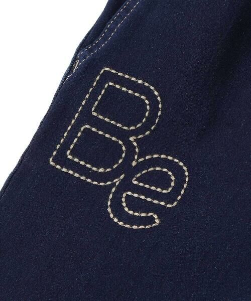 BeBe / べべ デニムパンツ | ジョグデニムステッチロゴロングパンツ(90~160cm) | 詳細7